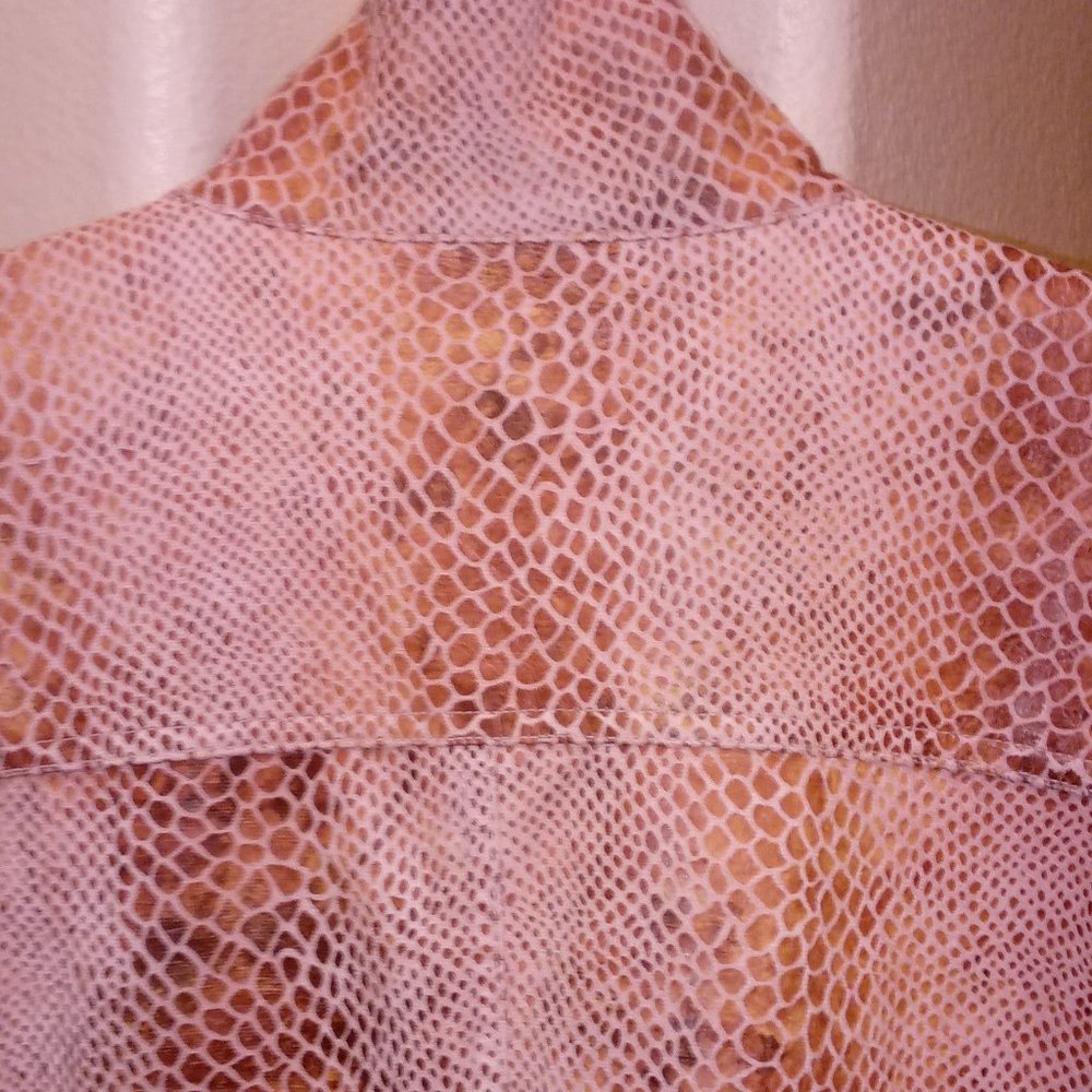 Dialogue Pink Snake Print Jacket - Picture 7 of 8
